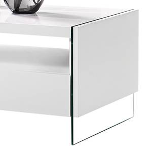 Tv-meubel Brunetti II (incl.verlichting) hoogglans wit