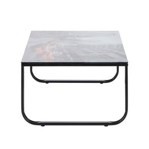 Tavolino da salotto Cab nero-bianco/Giallo