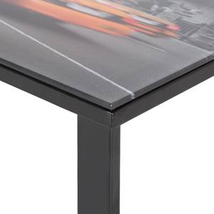 Table basse Cab Noir - blanc / jaune