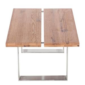 Tavolino da salotto Careros cerro / quercia selvatica / acciaio inox