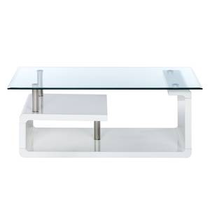 Table basse Cassy Blanc brillant