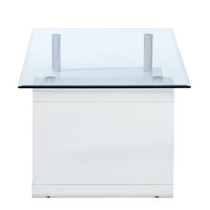 Table basse Cassy Blanc brillant