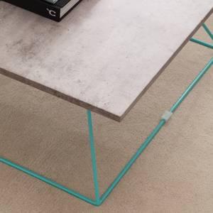 Salontafel Chani betonnen look/turquoise