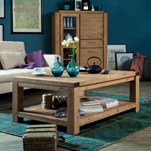 Table basse Alenja Acacia massif - Couleur sable