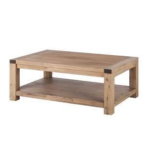 Table basse Alenja Acacia massif - Couleur sable