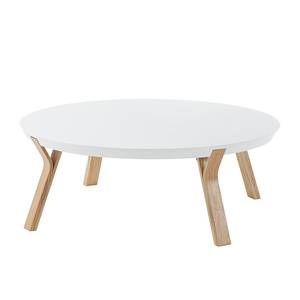 Table basse Collone Blanc mat / Frêne