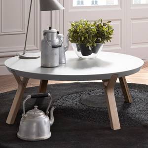 Table basse Collone Gris mat / Noyer