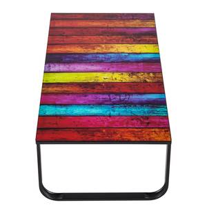 Salontafel Colorful glas/staal - meerdere kleuren