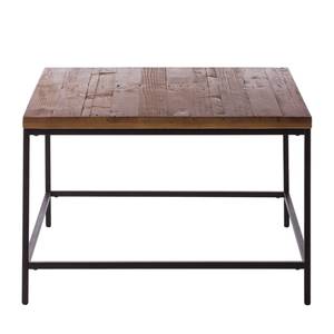 Table basse GRASBY Pin recyclé / Métal - Pin foncé / Noir - Hauteur : 60 cm
