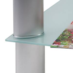 Salontafel Hinton I crashglas/melkglas/metaal