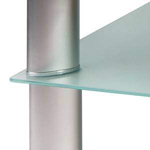 Salontafel Hinton II crash glas/melkglas/metaal