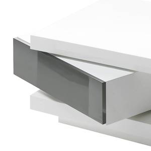 Table basse Janos (inclinable) Blanc brillant