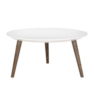 Table basse Josiah II Fer - Blanc / Marron