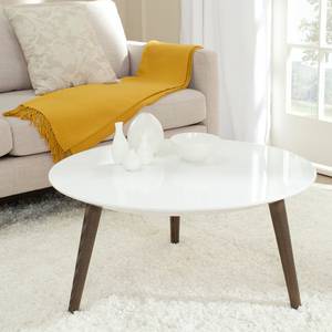 Table basse Josiah II Fer - Blanc / Marron