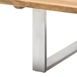 Tavolino Kendal Vetro/Legno massello di quercia Oliato e cerato