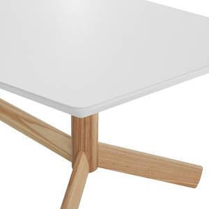 Table basse Kilrea Blanc mat / Frêne