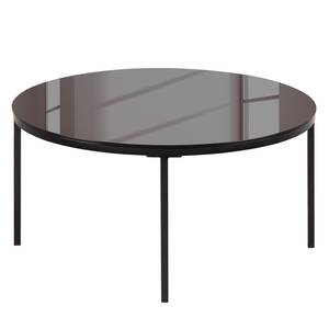 Couchtisch Koga I Glas / Metall - Bronze / Schwarz