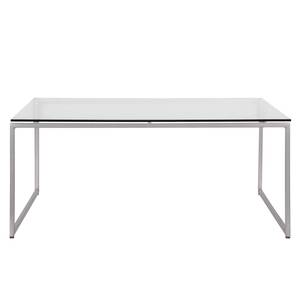 Table basse Lando Verre / Acier inoxydable - 91,5 x 91,5 cm