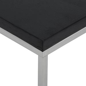 Couchtisch Lando II Schwarz / Edelstahl - 91,5 x 91,5 cm