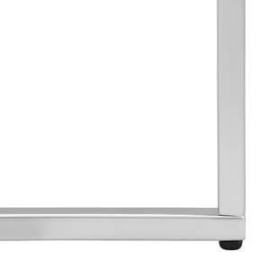 Table basse Lando II Verre / Acier inoxydable - Acier - 102,5 x 60 cm