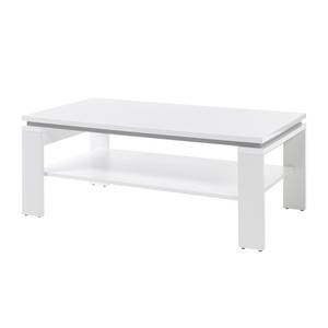 Tavolino da salotto Liminka Bianco lucido/Bianco