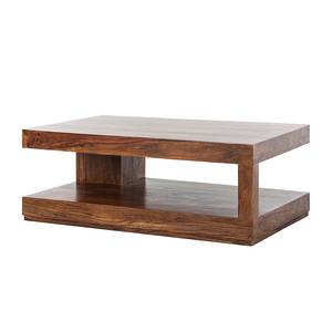 Table basse Madras I Sheesham massif - Couleur miel foncé