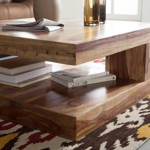 Table basse Madras Sheesham massif - Couleur miel clair