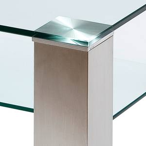 Table basse Malis Acier inoxydable - 110 x 70 cm