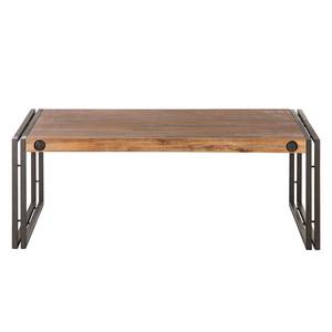 Table basse MANCHESTER 110 cm Bois / métal - Acacia / anthracite