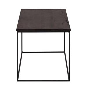 Tavolino Minneola (2 pezzi) Rovere massello/metallo - Quercia scuro