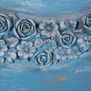Table basse Mirados Partiellement en sapin massif - Bleu vintage