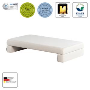 Couchtisch Montese II Webstoff - Hellgrau