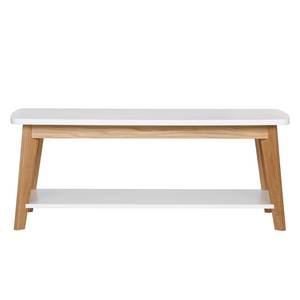 Tavolino da salotto Nante legno lamellare di quercia - quercia / bianco