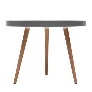 Table basse Nordic Bouleau partiellement massif Gris