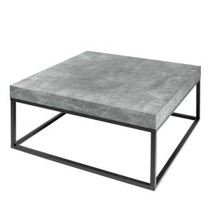 Salontafel Petra betongrijs/mat zwart