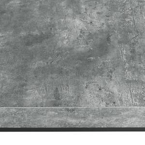 Table basse Petra Gris béton / Noir mat