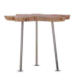 Table basse Ranch Bois de teck massif Naturel - 75 x 75 cm