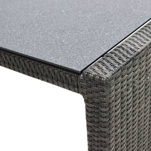 Table de jardin Rocking Polyrotin - Marron gris / Anthracite