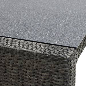 Table de jardin Rocking Polyrotin - Marron gris / Anthracite