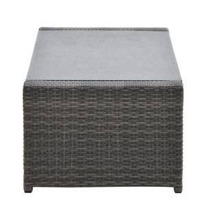 Table de jardin Rocking Polyrotin - Marron gris / Anthracite