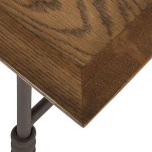 Tavolino Soho Foundry Legno massello di quercia/Acciaio