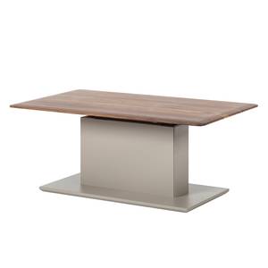 Table basse Solano Noyer / Gris platine - Sans fonction