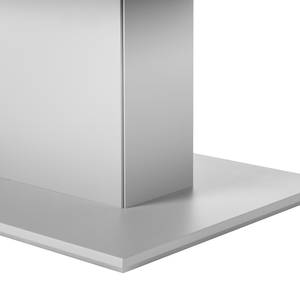 Table basse Solano Noix / Blanc - Réglable en hauteur