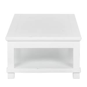 Table basse South Hampton Acacia partiellement massif - Blanc