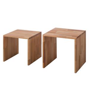 Couchtisch SurinWOOD (2-teilig) Braun - Massivholz - 45 x 43 x 45 cm