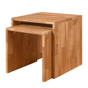 Beistelltisch SurinWOOD (2er-Set) Braun - Massivholz - 45 x 43 x 45 cm