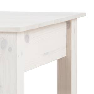 Table basse Valmer II Pin massif Blanc - Pin blanc