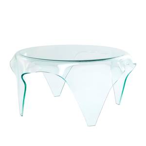 Couchtisch Visible Clear Glas - 46 x 88 x 88 cm