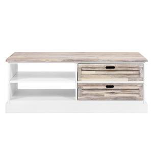 Salontafel Westcoast massief acaciahout - wit