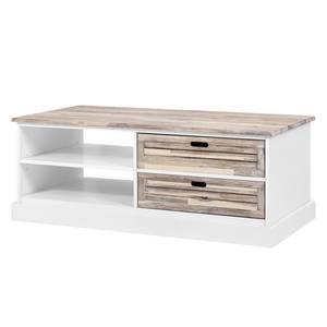 Salontafel Westcoast massief acaciahout - wit